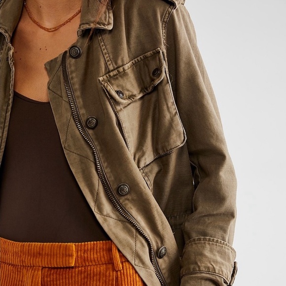 FREE PEOPLE NOT YOUR BROTHERS SURPLUS JACKET Size S - Picture 8 of 16